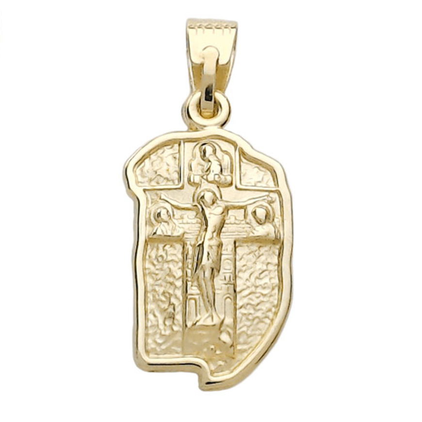 Χρυσό Φυλαχτό Κ14 Με Δύο Όψεις